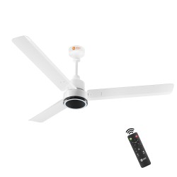 Orient Electric 1200 mm Zeno BLDC | BLDC energy saving ceiling fan with Remote |BEE 5-star rated | Saves up to 50% on electricity bills | White, pack of 1