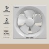 USHA Crisp Air VX 200mm (8-Inch) Exhaust Fan for Bathroom | 100% Copper Motor | Inbuilt Back Shutters |Detachable Oil & Dust Collector | Thermal Fuse Protection | Quiet Operation | White