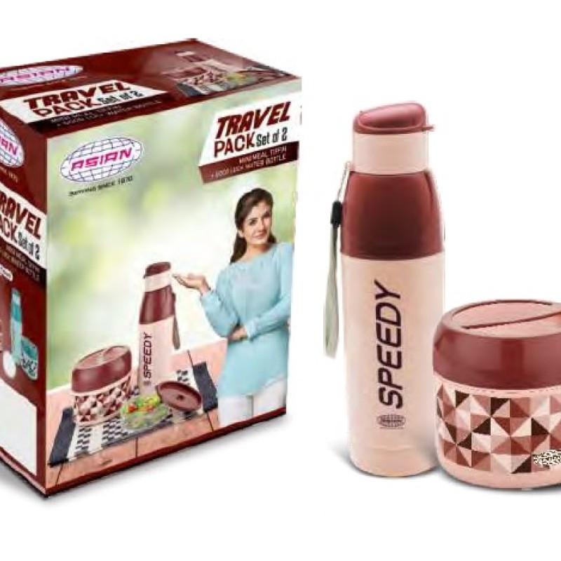 TRAVEL PACK SET/2 (MINI MEAL TIFFIN +GOO TRAVEL PACK SET/2 (MINI MEAL TIFFIN +GOO