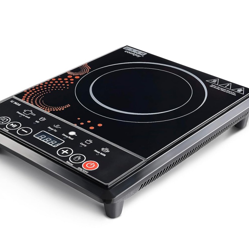 Usha Cook Joy (3616) 1600-Watt Induction Cooktop (Black) pack of 2