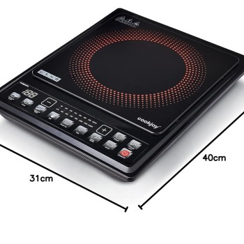 Usha Cookjoy (Cj1360Wpc) 1350 Watt Induction Cooktop (Black), Sealed, 1 Burner