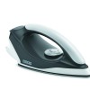 USHA Plastic Usha Aurora 1000Watt Dry Iron with Innovative Tail Light Indicator|Black Non Stick Soleplate for Longer Durability|Overheat Safety Shutoff|2 Years Warranty|(Grey & White),1000 Watts