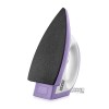 USHA Armor 1100 watts Dry Iron with Shock Proof Plastic Body | Single Coat Black Non Stick Soleplate for Longer Durability|Overheat Safety Shutoff |180° Swivel Cord | 2 Years Warranty|(Purple & White)