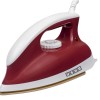 USHA Goliath 1200Watt Dry Iron with 1.8m Long Swivel Cord | Double Coat Golden Non Stick Soleplate for Longer Durability | 360° Swivel Cord | 2 Years Warranty | (Maroon), 1200 watts, Plastic
