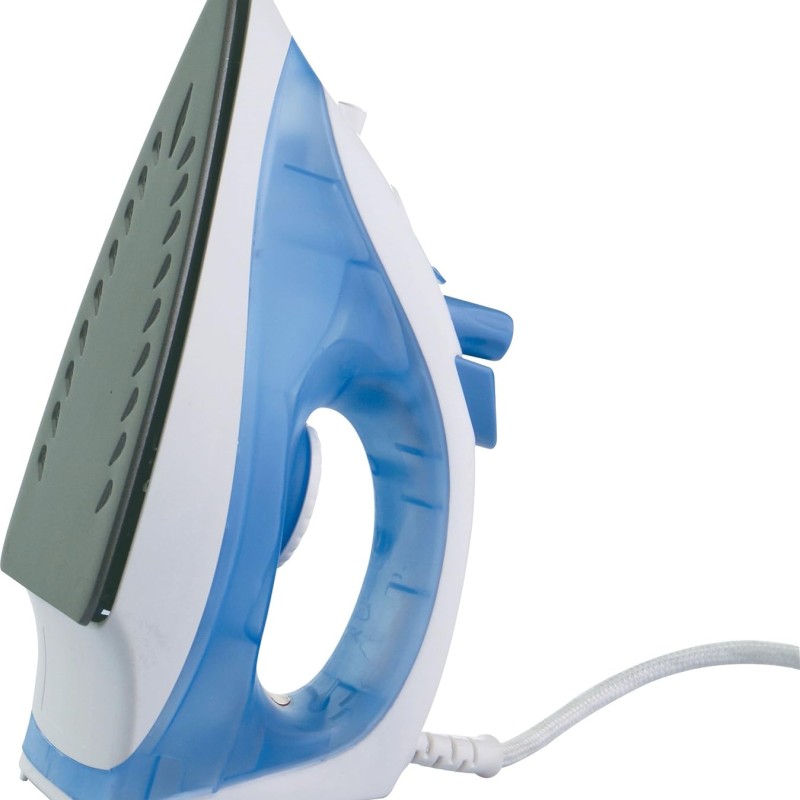 Usha 3713 1300Watt Steam Iron with Self Cleaning Function | Teflon Coated Soleplate | Powerful Steam Output upto18gm/min | 180ml Water Tank Capacity | 2 Years Warranty | (Blue & White)