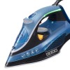 USHA Aqua Glow 2000 watts Steam Iron with Innovative Led Indicator | Ceramic Soleplate |Powerful Steam Output upto 20gm/min | 300ml Water Tank Capacity |Self Cleaning Function| 2 Years Warranty|(Blue)