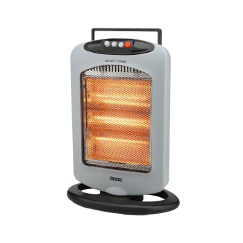 USHA 4003 1200 Watt 3 Rod Halogen Heater with Auto Oscillation Feature and Safety Mesh(Grey)