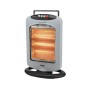 USHA 4003 1200 Watt 3 Rod Halogen Heater with Auto Oscillation Feature and Safety Mesh(Grey)