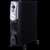 USHA OFR 4211 F PTC 2500W Oil Filled Radiator Room Heater with 11 Fins, 3 Heat Settings, Adjustable Thermostat, Built-in Fan, Overheat & Tip-Over Protection (Black)