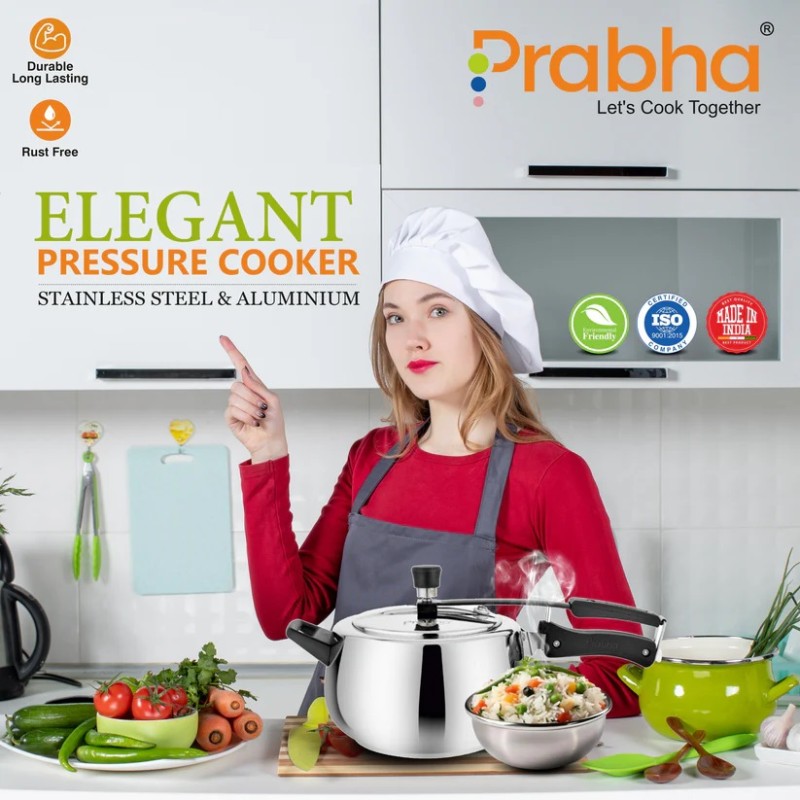 Prabha - elegant IB Pressure Cooker 5.0 L (N)