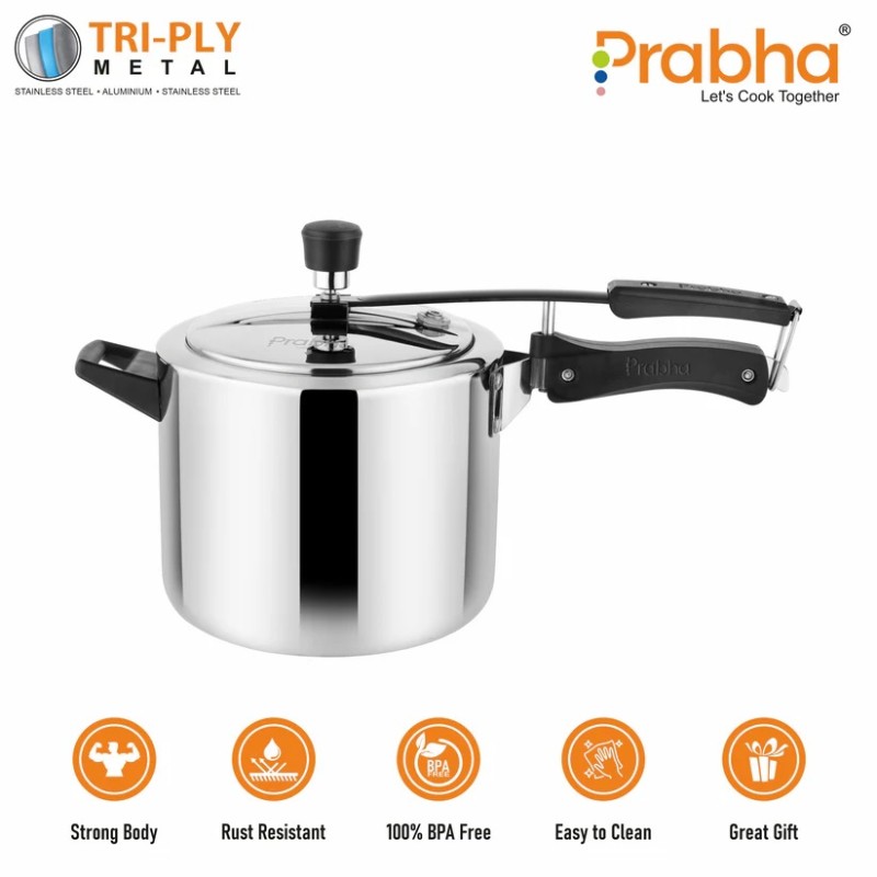 Prabha - Prochef Triply Pressure Cooker 3 Liter