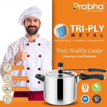 Prabha - Prochef Triply Pressure Cooker 3 Liter