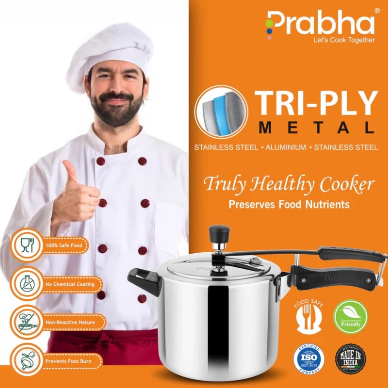 Prabha - Prochef Triply Pressure Cooker 3 Liter