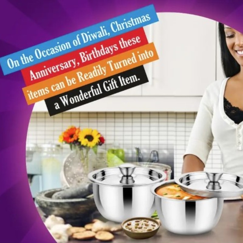 Prabha - ERA Bowl With LID 2PCS Set (N)