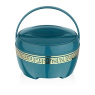 Asian Marco Inner Steel Casserole, 1800 ml, Blue |PU Insulated| BPA Free | Odour Proof| Food Grade | Easy to Carry | Easy to Store | Ideal for Chapatti | Roti | Serving Casserole