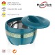 Asian Marco Inner Steel Casserole, 1800 ml, Blue |PU Insulated| BPA Free | Odour Proof| Food Grade | Easy to Carry | Easy to Store | Ideal for Chapatti | Roti | Serving Casserole