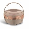 Asian Marco Inner Steel Casserole, 1800 ml, Rose Beige |PU Insulated| BPA Free | Odour Proof| Food Grade | Easy to Carry | Easy to Store | Ideal for Chapatti | Roti | Serving Casserole Asian Marco Inner Steel Casserole, 1800 ml, Rose Beige |PU Insulated| BPA Free | Odour Proof| Food Grade | Easy to Carry | Easy to Store | Ideal for Chapatti | Roti | Serving Casserole