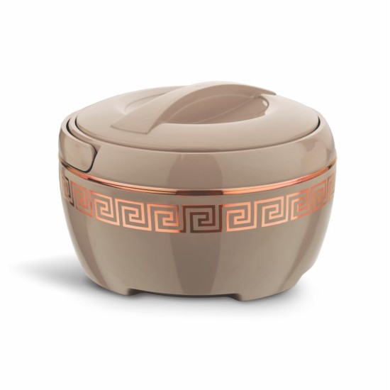 Asian Marco Inner Steel Casserole, 1800 ml, Rose Beige |PU Insulated| BPA Free | Odour Proof| Food Grade | Easy to Carry | Easy to Store | Ideal for Chapatti | Roti | Serving Casserole