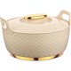 ASIAN Casserole Majestic Gold Stainless Steel Insulated Hotpot (BEIGE, 1500ML)