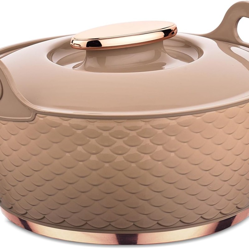 ASIAN Casserole Majestic Gold Stainless Steel Insulated Hotpot (ROSE, 1500ML) ASIAN Casserole Majestic Gold Stainless Steel Insulated Hotpot (ROSE, 1500ML)