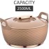 ASIAN Casserole Majestic Gold Stainless Steel Insulated Hotpot (ROSE, 2500ML)