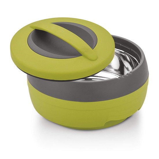 Asian Cosmos Inner Steel Casserole, 600 ml, Green|PU Insulated| BPA Free | Odour Proof| Food Grade | Easy to Carry | Easy to Store | Ideal for Chapatti | Roti | Serving Casserole