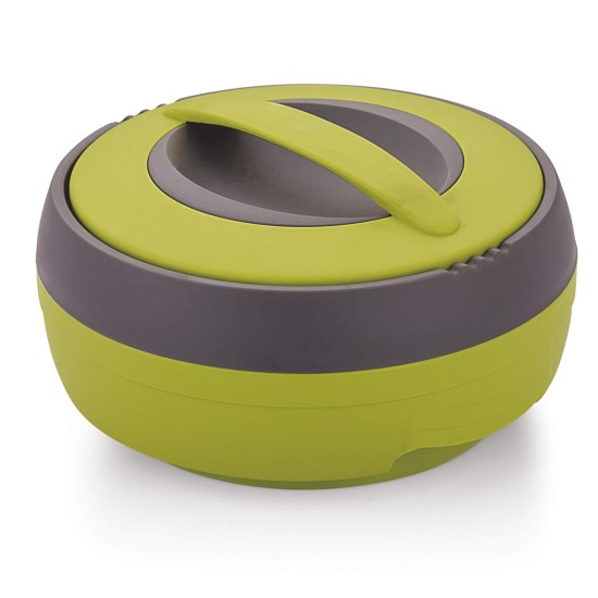 Asian Cosmos Inner Steel Casserole, 600 ml, Green|PU Insulated| BPA Free | Odour Proof| Food Grade | Easy to Carry | Easy to Store | Ideal for Chapatti | Roti | Serving Casserole