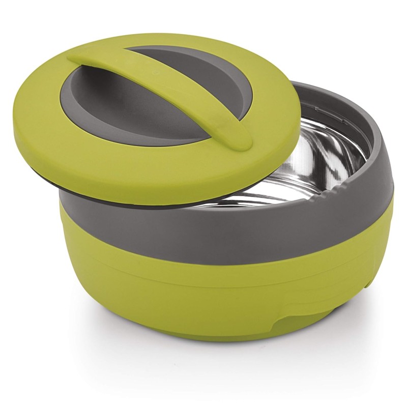 Asian Cosmos Inner Steel Casserole, 2500 ml, Green|PU Insulated| BPA Free | Odour Proof| Food Grade | Easy to Carry | Easy to Store | Ideal for Chapatti | Roti | Serving Casserole Asian Cosmos Inner Steel Casserole, 2500 ml, Green|PU Insulated| BPA Free | Odour Proof| Food Grade | Easy to Carry | Easy to Store | Ideal for Chapatti | Roti | Serving Casserole