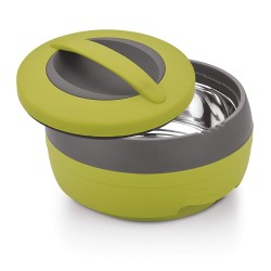 Asian Cosmos Inner Steel Casserole, 1000 ml, Green|PU Insulated| BPA Free | Odour Proof| Food Grade | Easy to Carry | Easy to Store | Ideal for Chapatti | Roti | Serving Casserole