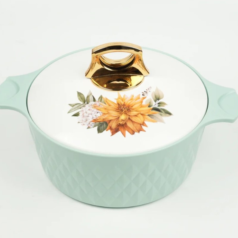 ASIAN Casserole Diamond Stainless Steel Liner Double Wall Insulated (BLUE, 1500ML) ASIAN Casserole Diamond Stainless Steel Liner Double Wall Insulated (BLUE, 1500ML)