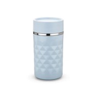 Asian Diamond Insulated Inner Steel Flask 300 ML BLUE