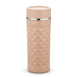 Asian Diamond Insulated Inner Steel Flask 500 ML BIEGE