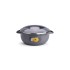 Asian Nova Inner Steel Casserole, 1600 ml, GREY |PU Insulated| BPA Free | Odour Proof| Food Grade | Easy to Carry | Easy to Store | Ideal for Chapatti | Roti | Serving Casserole