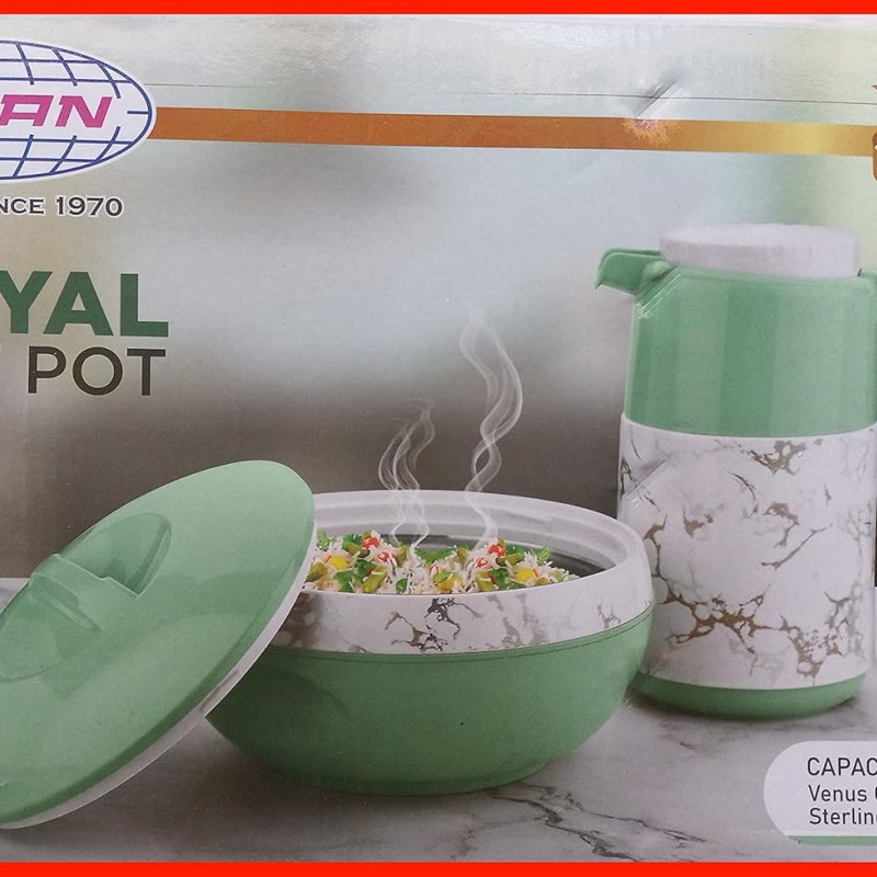 ASIAN Royal HOT Pot (Casserole - 1500ML,+ Sterling Water JUG - 750 ML) 