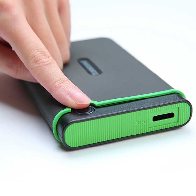 Transcend 1TB Portable Hard Disk Drive, USB 3.1, Gen1 with One touch auto backup