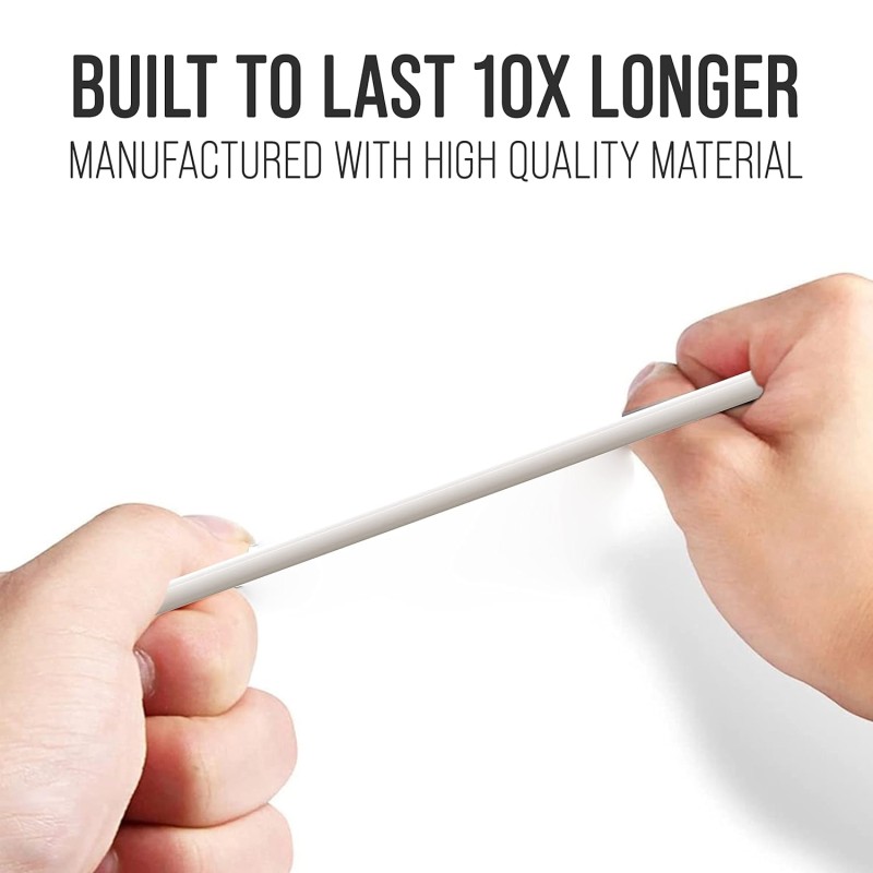 Quantum RJ45 Ethernet Patch/LAN Cable with Gold Plated Connectors Supports Upto 1000Mbps -32Feet (10 Meters), White Quantum RJ45 Ethernet Patch/LAN Cable with Gold Plated Connectors Supports Upto 1000Mbps -32Feet (10 Meters), White