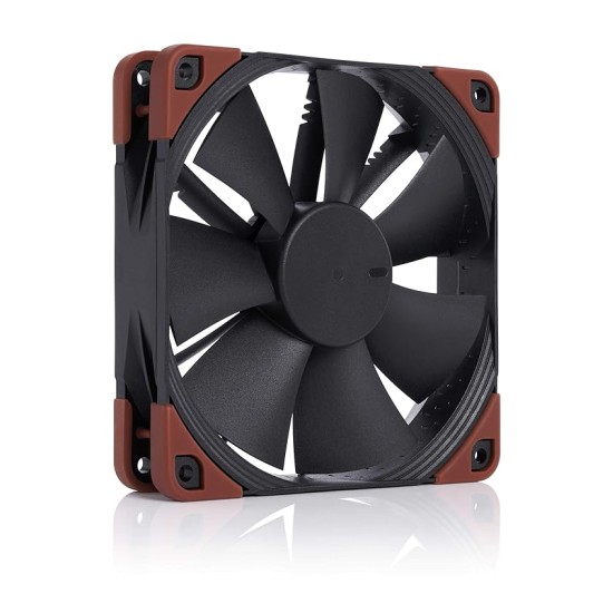 Noctua NF-F12 iPPC 3000 PWM, 4-Pin, Heavy Duty Cooling Fan with 3000RPM (120mm, Black)