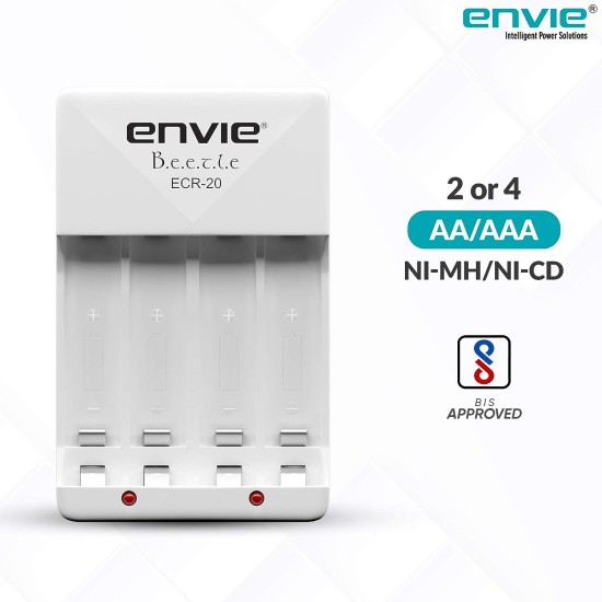 ENVIE ECR-20 Charger for AA & AAA Rechargeable Batteries