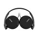 Sony MDR-ZX110 On-Ear Wired Stereo Headphones Without Mic (Black)