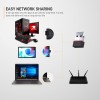 AirCase USB WiFi Adapter for PC, 150 Mbps Wireless Network Adapter for Desktop - Black AirCase USB WiFi Adapter for PC, 150 Mbps Wireless Network Adapter for Desktop - Black