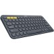 Logitech K380 Pebble Multi-Device Bluetooth Keyboard–Dark Grey