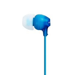 Sony MDR-EX15AP In-Ear Stereo Headphones with Mic (Blue)