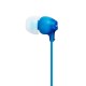 Sony MDR-EX15AP In-Ear Stereo Headphones with Mic (Blue)