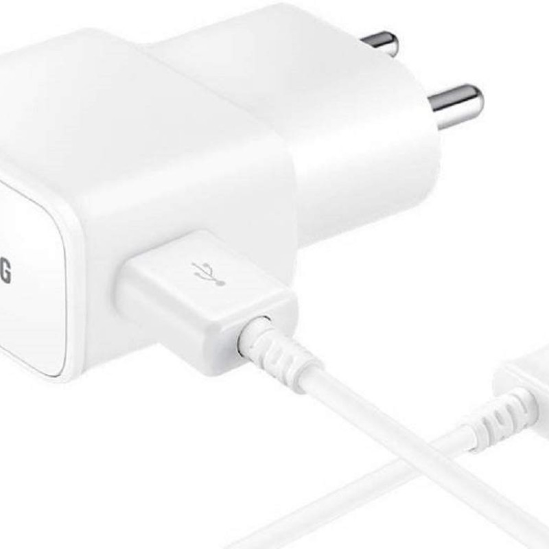Samsung Original 15W Single Port, USB-A Charger (Cable Included), White Samsung Original 15W Single Port, USB-A Charger (Cable Included), White