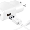 Samsung Original 15W Single Port, USB-A Charger (Cable Included), White Samsung Original 15W Single Port, USB-A Charger (Cable Included), White