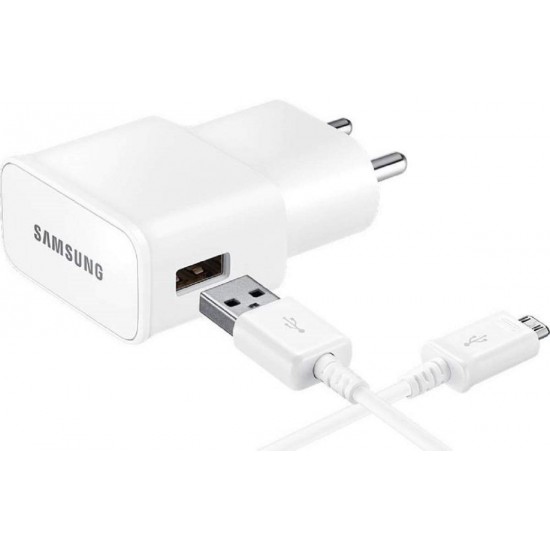 Samsung Original 15W Single Port, USB-A Charger (Cable Included), White