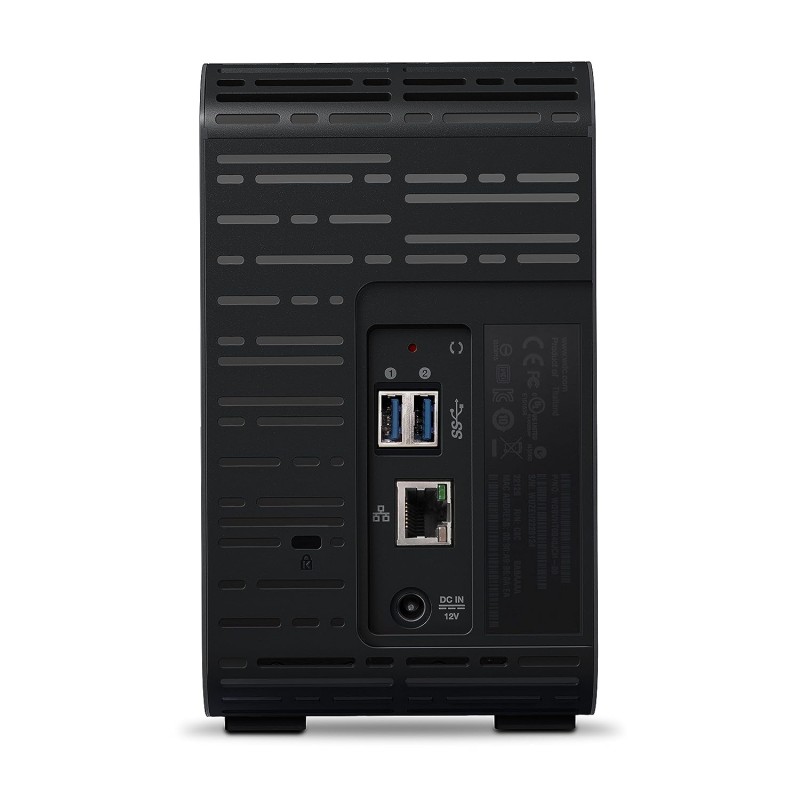 Western Digital My Cloud EX Ultra 2-Bay Diskless Network Attached Storage 3.0 USB (Black) Western DigitalBVBZ0000NCH-BESN