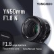 Yongnuo YN50mm F1.8 Standard Prime Lens Large Aperture Auto Manual Focus, Black