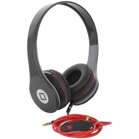 Live Tech HP18 On-Ear Headphone with Mic (Black)