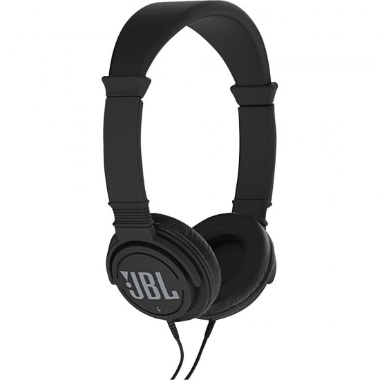 JBL C300SI by Harman On-Ear Dynamic Wired Headphones, Without Mic (Black)